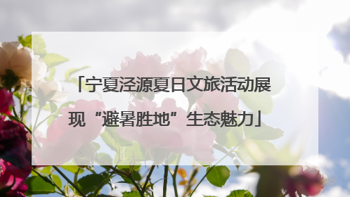 宁夏泾源夏日文旅活动展现“避暑胜地”生态魅力